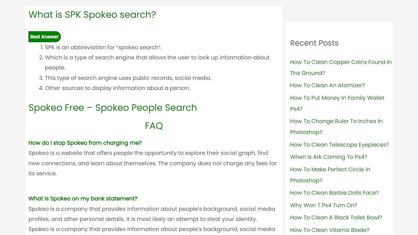 What is SPK Spokeo search? [Solved] 2022 - How To's Guru